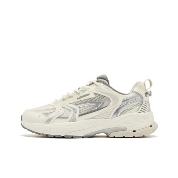 QIAODAN Kaiyuan 1.0 Breathable And Lightweight Low Top Casual Shoes Men's Ecru