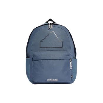 Adidas Polyester Backpack Regular Unisex Ink Blue & Black & Light Gray