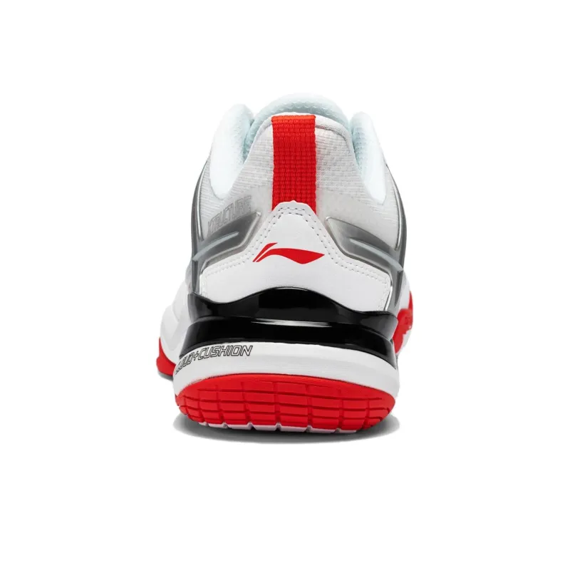 LiNing OP Cushioning Wear Resistant Low Top Badminton Shoes Unisex White-3