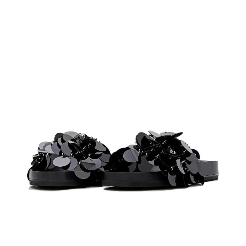 Paco Rabanne Sequin Embellishment Open-Toe Sandals-2