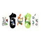 Behavioral Artistic No-Show Socks
