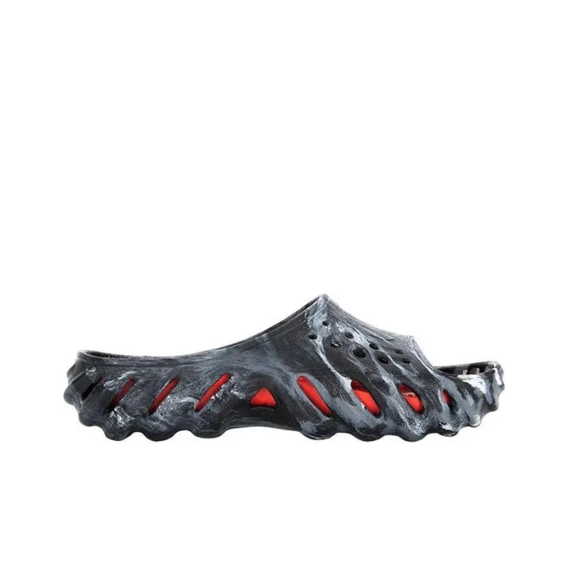 Crocs Marbled Echo Slide 'Black'-1