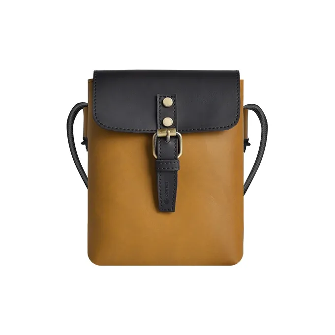 COTECi PU Shoulder Bag, Crossbody Bag Regular Unisex Black & Green/Black & Light Brown/Black & Brown-4