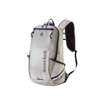 MONTBELL Nylon Outdoor Mountaineering Bag, Backpack Regular Unisex Light Silver