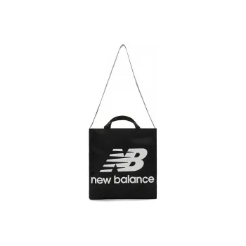 New Balance Fabric Tote Bag Shopping Bag Portable Crossbody Bag Shoulder Bag Unisex Black