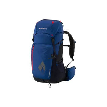 MONTBELL Nylon Outdoor Mountaineering Bag, Backpack Regular Unisex Royal Blue
