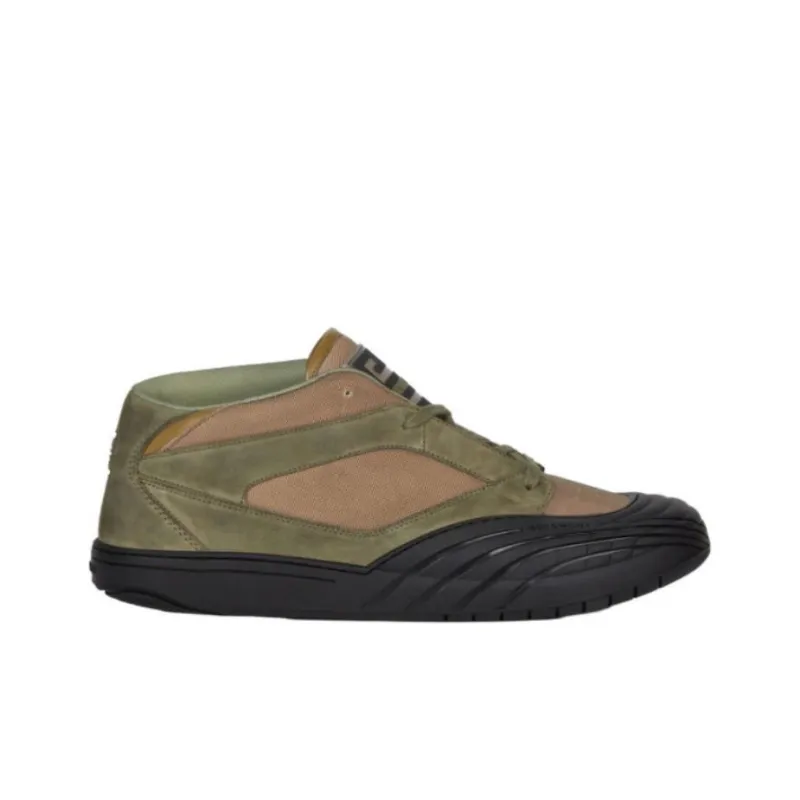 Givenchy High Top Casual Shoes Men's Brown Green-1