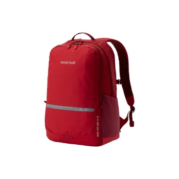 MONTBELL Polyester Mountaineering Bag Backpack Unisex Red