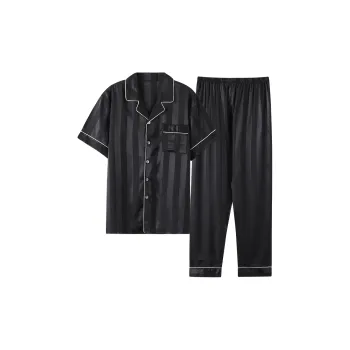 Follow The United States Pajama Set Men's Black
