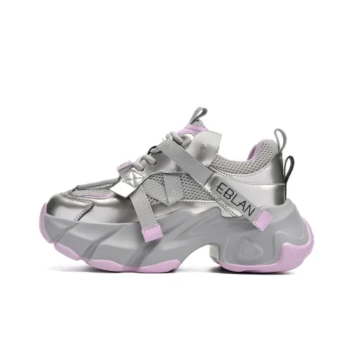 EBLAN Chunky Sneakers Women's Low-Top Pink