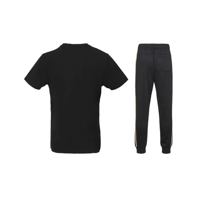 Adidas Casual Sportswear Men's Black Gold-1