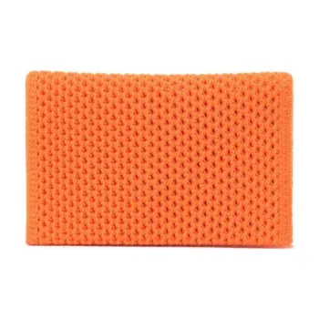 Beams Fabric Card Holder Regular Men's Orange