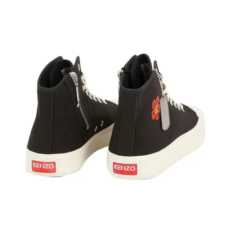 KENZO School High Sneakers 'Black'-3