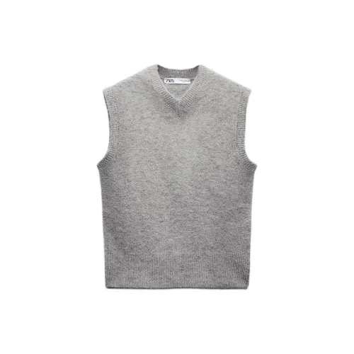 ZARA Tank Tops Women's Medium Gray