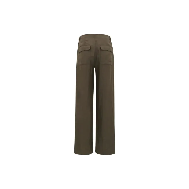 VINCE Mid rise Drawstring Trousers-1