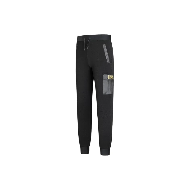 EMPORIO ARMANI EA7 SS24 Casual Pants Men's Black-2