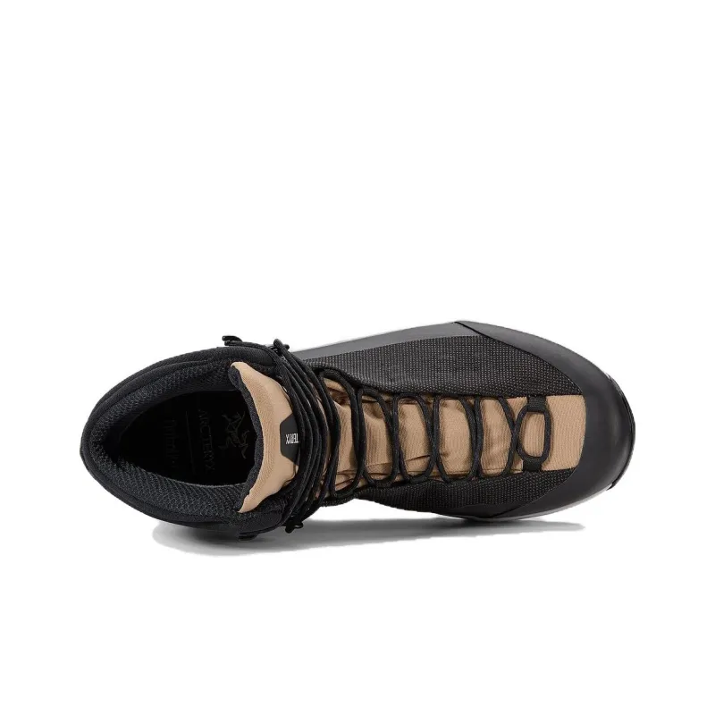 Arcteryx Acrux TR GTX Cushioning Wear-Resistant High-Top Trekking Shoes Unisex Black Khaki-2