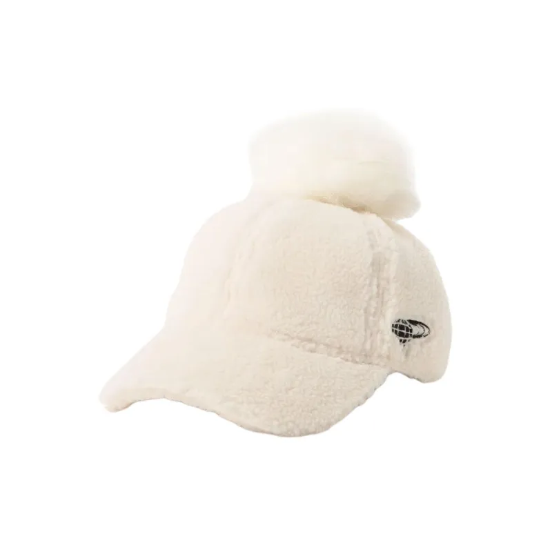 Beams Polyester, Faux Fur Baseball Caps Women's Multicolor-2