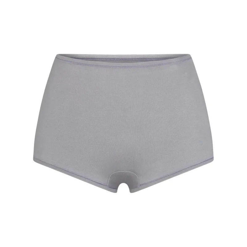 SKIMS COTTON JERSEY BOY SHORT Boxer Shorts Women's 1 Pack Pacific-0