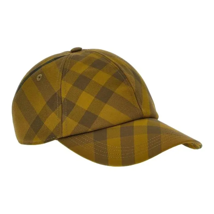 Burberry Check Printed Baseball Cap-1