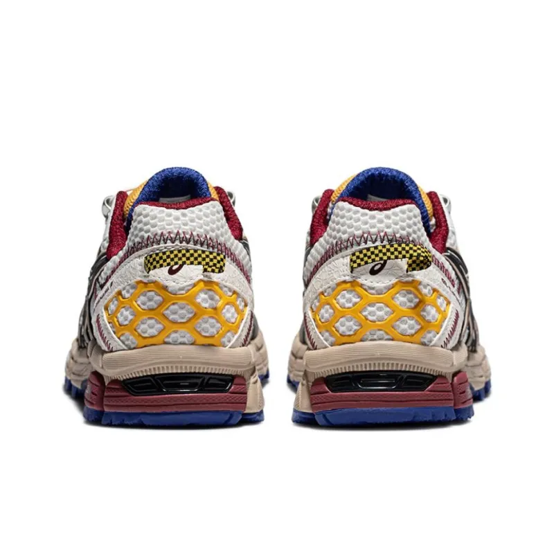 Asics Gel Kahana 8 Cushioning Slip Resistant Low Top Casual City Commute Running Shoes Women's White Black Yellow-3