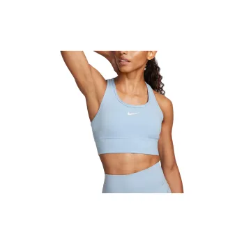 Nike Padded Longline Sports Bra Women's Blue