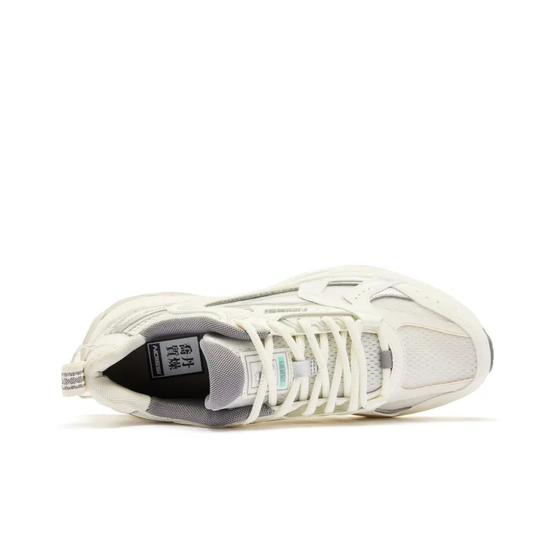 QIAODAN Kaiyuan 1.0 Breathable And Lightweight Low Top Casual Shoes Men's Ecru-3