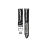 Glossy Finish ★ Black with Silver Butterfly Clasp