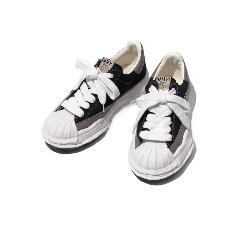 EXI.T x MIHARA YASUHIRO Blakey Skateboard Shoes Men's Black White-2