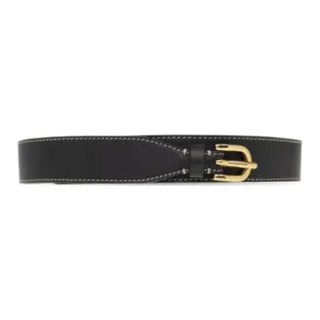 MARNI Stitch Detailed Buckled Belt