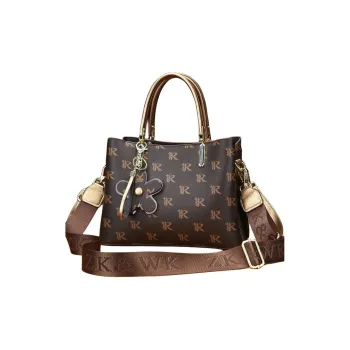 Weymond Soft Leather Shoulder Bag Crossbody Bag Handbags Women's Champagne/Coffee