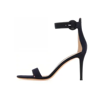 GIANVITO ROSSI Ricca 95mm Suede Sandals