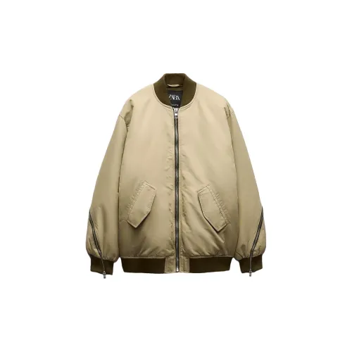 ZARA Jackets Women's Tan