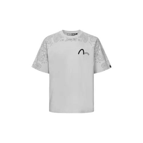 EVISU T-Shirts Men Gray