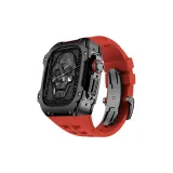 Black Case, Red Strap