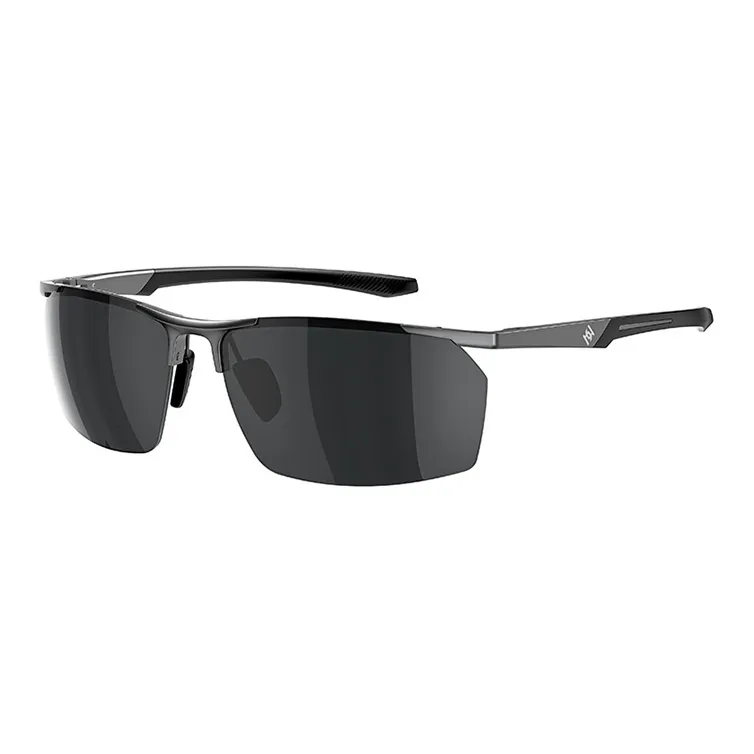 HELEN KELLER Aluminum Magnesium Alloy Irregular Shape Sunglasses Unisex-5