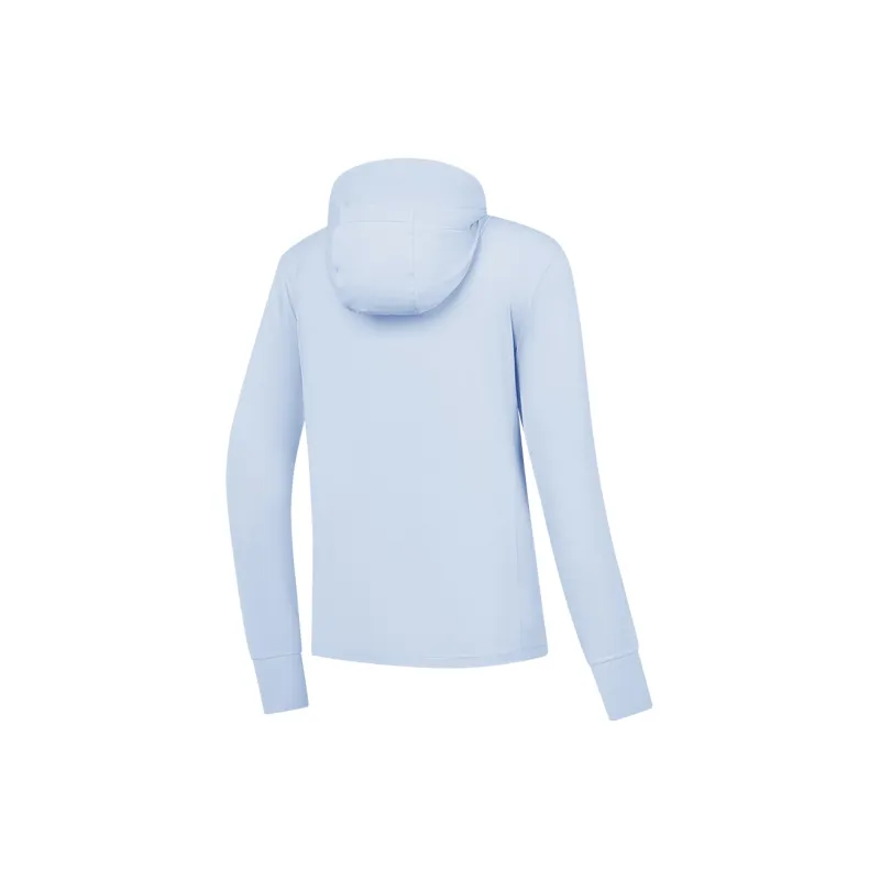QIAODAN Sun Protection Clothing Women's Lightweight Transparent Blue-1