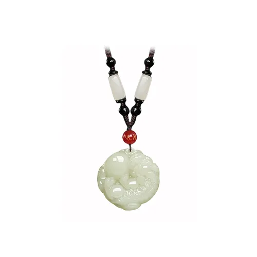 Qing Yi Hetian Jade Pendants Unisex