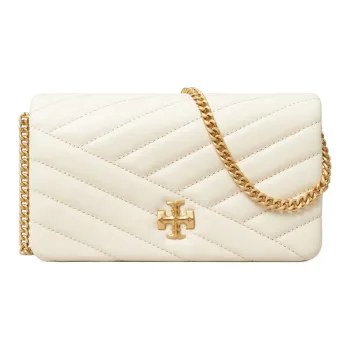 TORY BURCH Nappa Leather Shoulder Bag, Crossbody Bag, Wallet Women's Cream