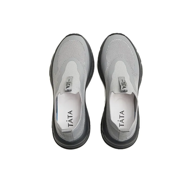 TATA Casual Shoes Men Low Top Solid Color-8
