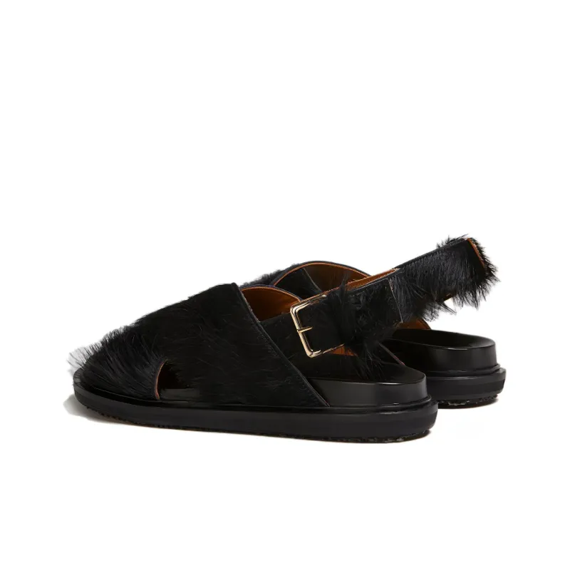 MARNI One Strap Sandals Women's Black-2