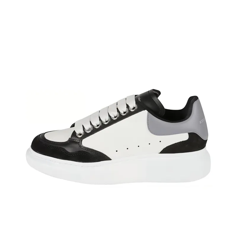 Alexander McQueen Larry Oversized Sensory Sneakers 'White Black Grey' Women's-0