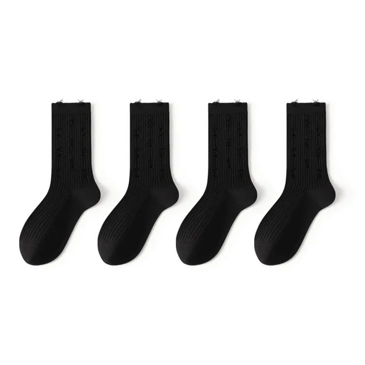 SHIWAJI Mid Calf Socks Unisex 4 Pack-5