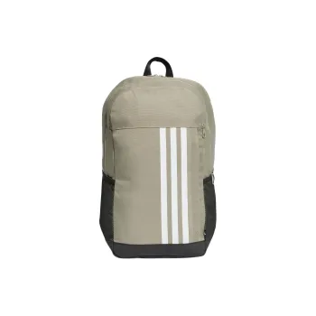 Adidas Recycled Polyester Backpack Unisex Egg Stone Silver Gray & Black & White