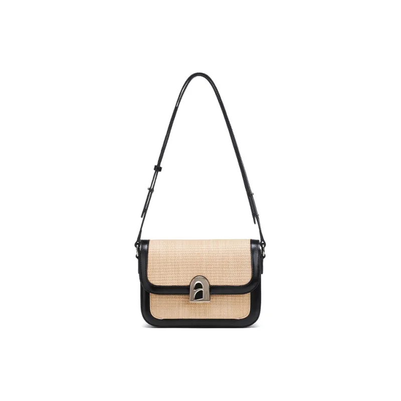 LA FESTIN Synthetic Leather New Arrival One Shoulder Crossbody Niche Underarm Tofu Bag Women's-0