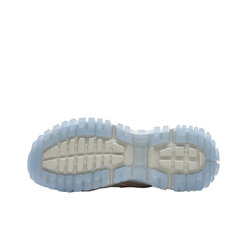 FILA FUSION BIANCO Slip Resistant And Breathable Low Top Casual Shoes Women's White Pink-4
