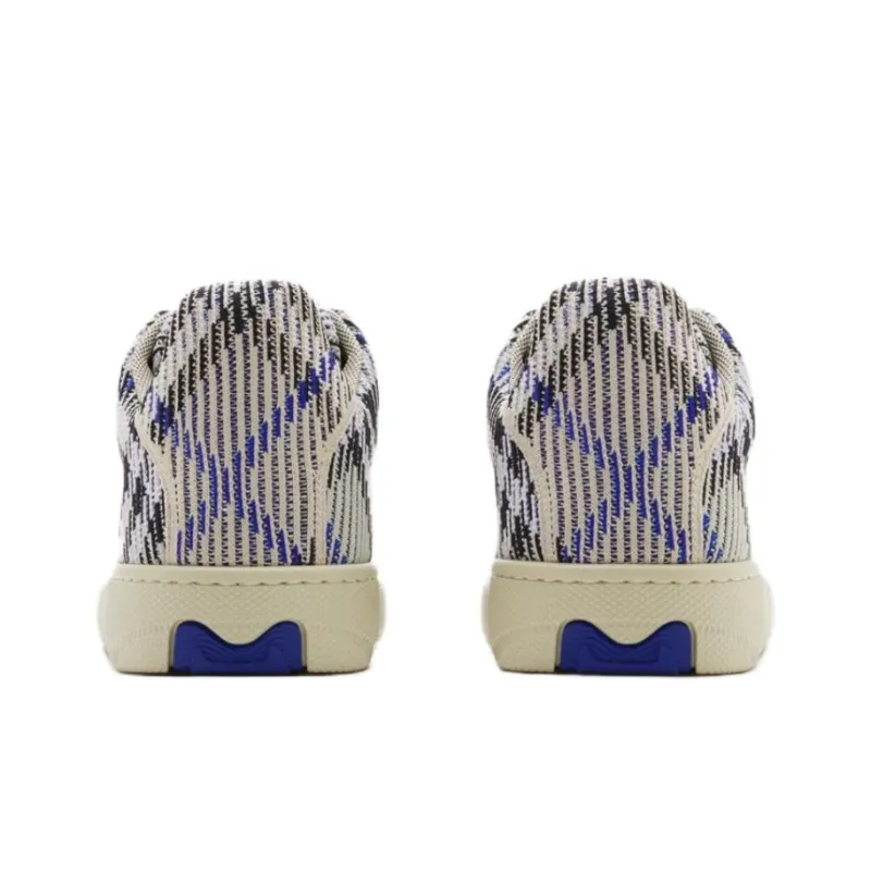 Burberry Check Knit Box Sneaker 'Lichen'-2