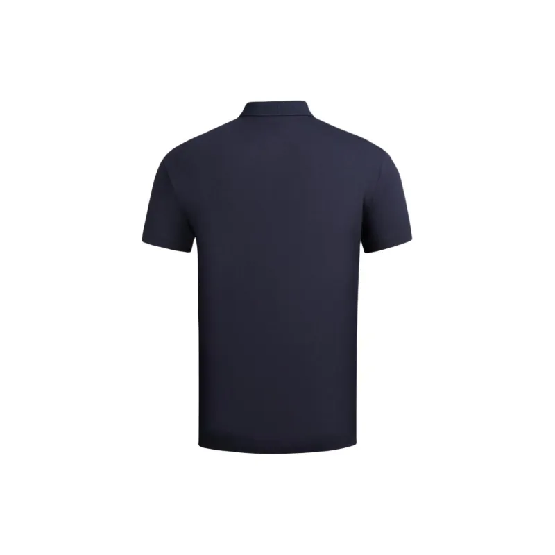ARMANI EXCHANGE SS24 Polo Shirt Men's Navy Blue-1