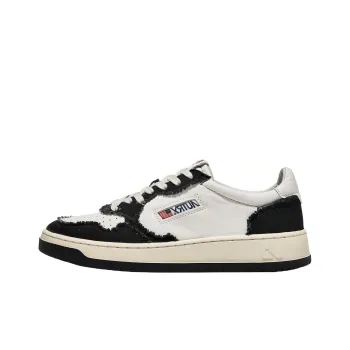 AUTRY Medalist Canvas Panelled 'White Black' Women's