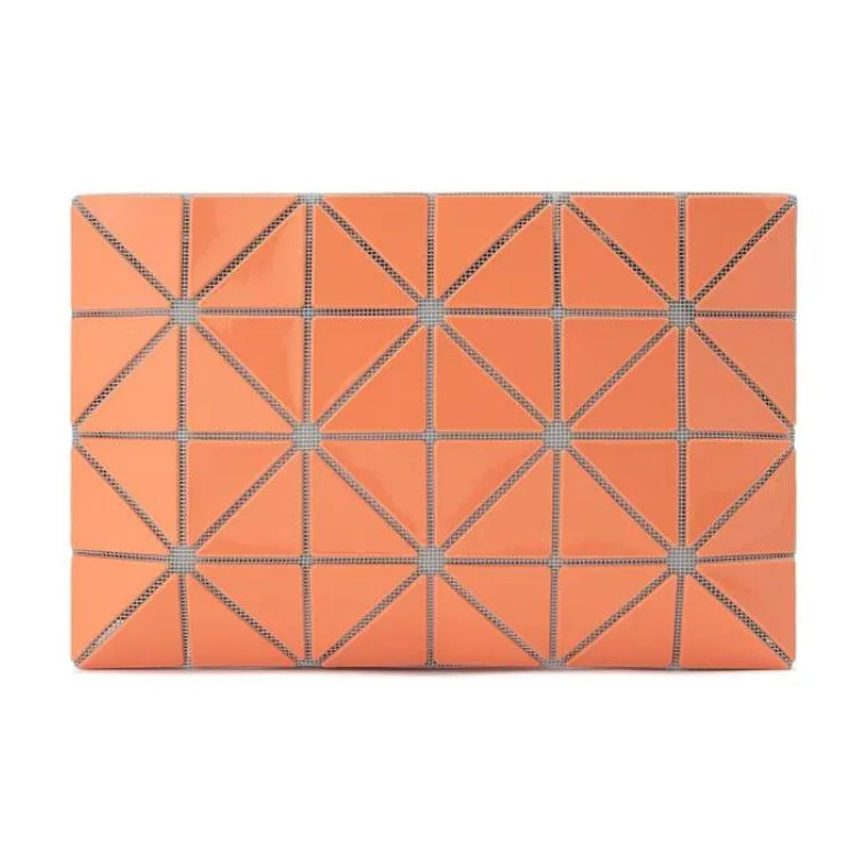 ISSEY MIYAKE PVC Polyvinyl Chloride Resin Clutch Women's Orange-0
